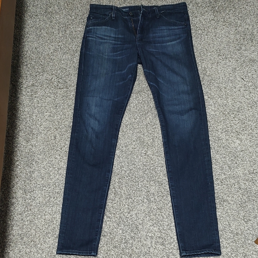 Ag Dark Wash Blue Jeans